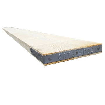 Snowdon Timber Banded Scaffold Board (T) 36mm (W) 225mm (L) 2.4m