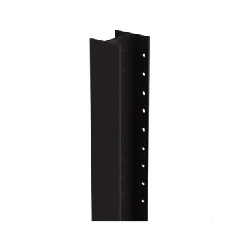 Durapost Classic Black Metal Fence Post (W) 48mm (L) 3.0m