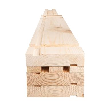 Snowdon Timber Redwood Fire Door Lining Set (T) 30.5mm (W) 132mm (L) 2.1m