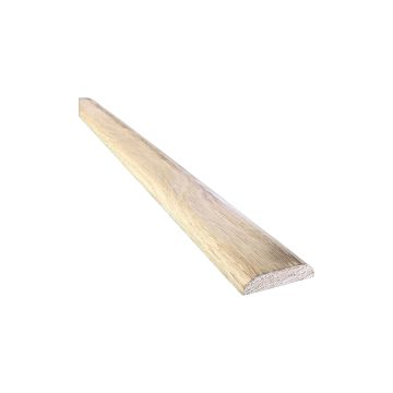 Snowdon Timber Hardwood White Oak D Shape Moulding (T) 8mm (W) 34mm (L) 2400mm