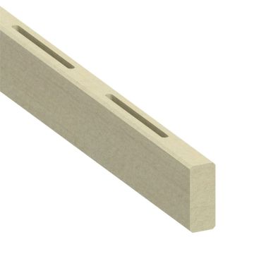 Cheshire Mouldings Glass Balustrade Kit Pre-drilled Rail 2 Pack (L) 1.8m (W) 85mm (T) 34mm
