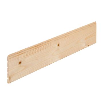 Snowdon Timber Tongue & Groove Beaded Cladding (T) 7.5mm (W) 95mm (L) 2.4m - Pack of 10
