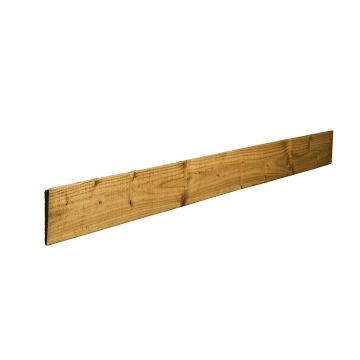 Snowdon Timber Pressure Treated Timber Feather Edge Fence Board (T) 11mm (W) 100mm (L) 1.8m - Pack of 20