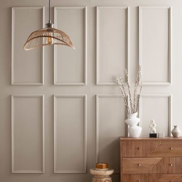 Snowdon Timber Primed Pine Wall Panel Kit (T) 32mm (W) 420mm (L) 1000mm