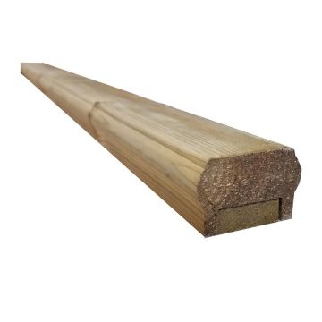 Snowdon Timber DH45708T Treated Decking Handrail/Baserail (L) 2.39m (W) 70mm (T) 45mm
