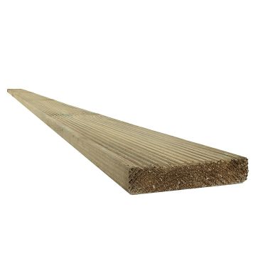 Snowdon Timber Treated Decking Board (T) 19mm (W) 95mm (L) 1800mm - Pack of 10