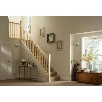 Cheshire Mouldings Pine Stop Chamfered Spindle Stair Kit (W) 41mm