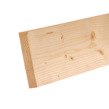 Snowdon Timber Planed Softwood Square Edge Timber (T) 28mm (W) 131mm (L) 2.1m - Pack of 6