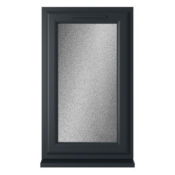 Crystal Triple Glazed Window Grey/White LH Obscure