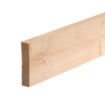 Snowdon Timber Planed Softwood Square Edge Timber (T) 34mm (W) 96mm (L) 2.4m - Pack of 6