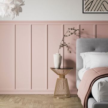 Snowdon Timber Primed MDF Shaker Style Wall Panel Kit (T) 9mm (W) 30mm (L) 1200mm