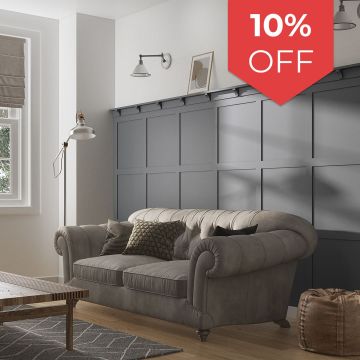 Cheshire Mouldings WPKT10 Primed Picture Rail Shelf (L) 2.4m (W) 70mm (T) 18mm