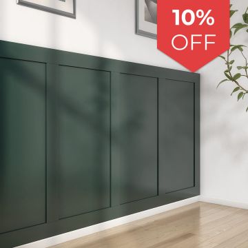 Cheshire Mouldings WPKT4 (MDF) Wall Panelling Kit (H) 1200mm (W) 97mm (T) 9mm