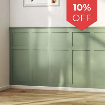 Cheshire Mouldings WPKT6 Shaker Wall Panelling Kit (H) 2400mm (W) 63mm (T) 9mm