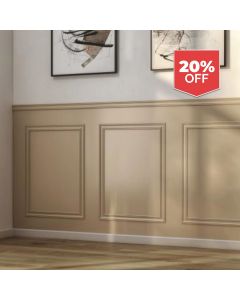 Cheshire Mouldings WPKT5 Pine Slim Dado Wall Panelling Kit (H) 2000mm (W) 45mm (T) 9mm 5 Pack