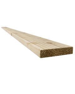 Snowdon Timber Treated Decking Board (T) 25mm (W) 120mm (L) 2.4m