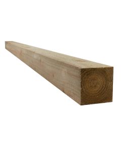 Snowdon Timber Garden FP448 Treated 4x4" Fence Post (H) 2.4m (W) 100mm
