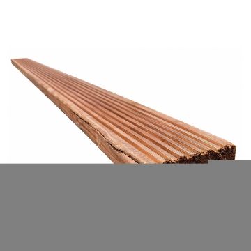 Treated Reject Brown Dual Sided Decking Board (T) 24mm (W) 120mm (L) 1.8m - Pack of 15