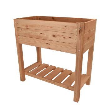 Snowdon Timber Natural Raised Garden Planter (L) 780mm (W) 400mm (H) 780mm