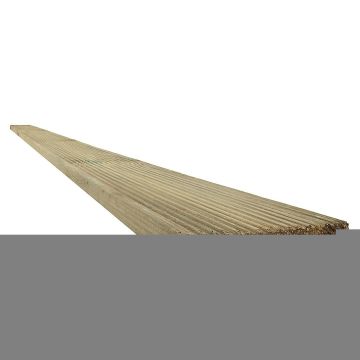 Treated Decking Board (T) 19mm (W) 95mm (L) 2.4m - Pack of 50