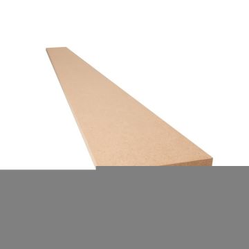 MDF Shaker Wall Panelling Kit (T) 9mm (W) 100mm (L) 1220mm - Pack of 5