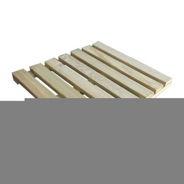 Treated Deck Tile (T) 35mm (W) 400mm (L) 400mm - Pack of 10