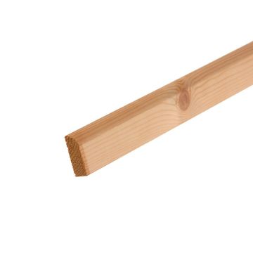 Pine Rounded Architrave (T) 15mm (W) 44mm (L) 2.1m - Pack of 8