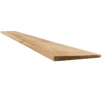Treated Feather Edge Fence Board (T) 11mm (W) 125mm (L) 1.2m - Pack of 10