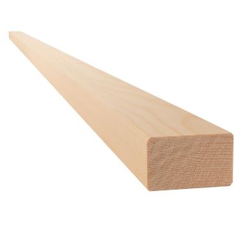 Snowdon Timber Untreated 3x2" CLS Timber - Smooth Planed Studwork Wood (T) 38mm (W) 63mm (L) 2.4m
