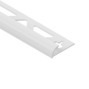 Cheshire Mouldings PVC Tile Trim (T) 6.3mm (W) 23mm (L) 2.4m - Pack of 5
