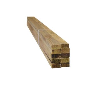 Reject Treated 2x1" Batten (T) 19mm (W) 38mm (L) 2.1m Pack of 10