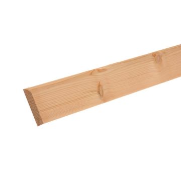 Pine Rounded Architrave (T) 12mm (W) 69mm (L) 2.1m - Pack of 5