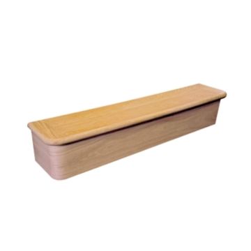 Cheshire Mouldings Stair Klad Oak Universal Bullnose (T) 200mm (W) 1200mm (L) 235mm