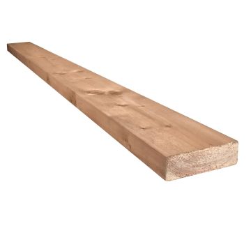 Treated 6x2" Timber - Decking Joists (T) 45mm (W) 145mm (L) 2.4m