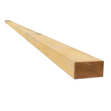 Treated Reject  2x1" Yellow Battens (T) 25mm (W) 50mm (L) 2.4m - Pack of 10