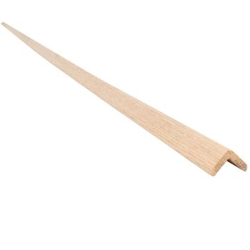 Hardwood Oak Angle Moulding (T) 20mm (W) 20mm (L) 2.4m