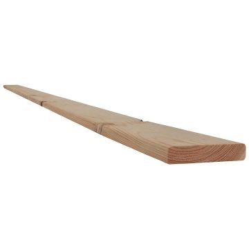 Untreated Reject Eased Edge 4x1" Timber (T) 18mm (W) 90mm (L) 2.4m